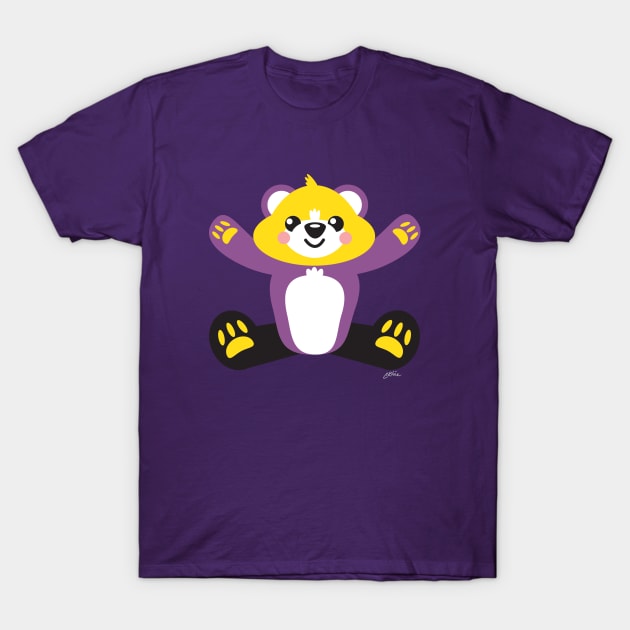 NonBinary Pride Teddy Bear T-Shirt by CKline